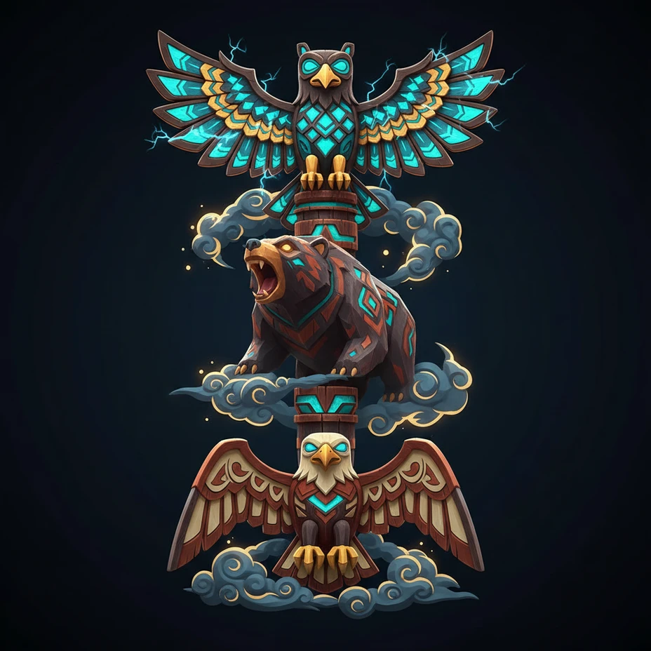 Turning Totems bij CrazePlay